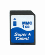 Super Talent MMC Mobile 1GB Dual Voltage w/Adapter